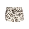 thumbnail image 5 of No Boundaries Festival Boho Lace Up Denim Shorts, 2.5" Inseam, Women's XXS-XXL, 5 of 5