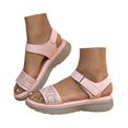 thumbnail image 3 of WILLBEST Sandalias Casuales Para Mujer Sandalias Cómodas Para Uso Diario Con Diseño Hueco Y Cierre Para Atuendos Casuales Y Actividades De Verano, 3 of 9
