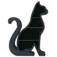 thumbnail image 1 of Cat Display Shelf Wood Wall Mounted Rock Stone Organizer Rack Ornament Holder, 1 of 7