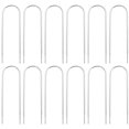 thumbnail image 1 of 12pcs U-shaped Landscape Staples Yard Stakes Weed Barrier Fabric Fixed Stakes, 1 of 4
