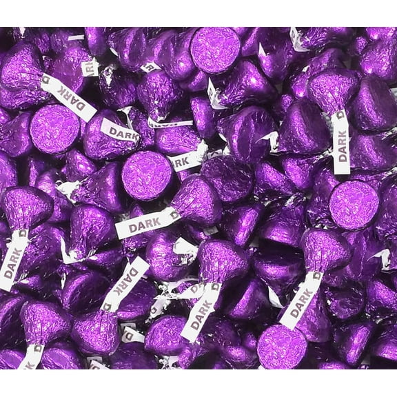 SPECIAL DARK KISSES BULK Chocolate Kisses Candy - 4 Lbs Special Dark Kisses Bulk - Individually Wrapped Bulk 4 Pounds Kisses (Approximately 400)