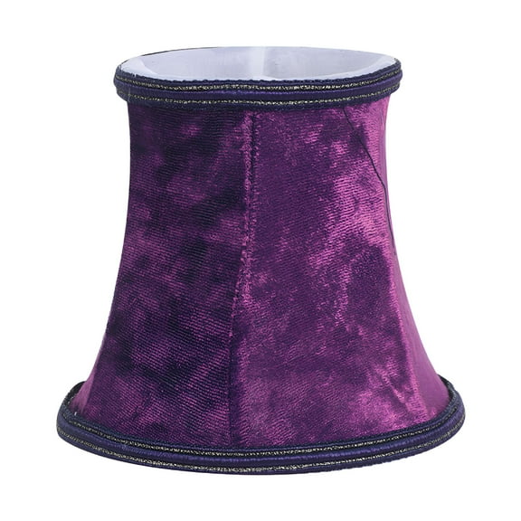 LAMIRO Dark Purple Cloth Lamp Shade - Home Decoration