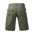 thumbnail image 6 of Mens Cargo Shorts Multi-Pocket Tactical Work Shorts 9" Inseam Regular Fit Short Pants Above Knee Length Belt Loops for Hiking Camping, 6 of 8