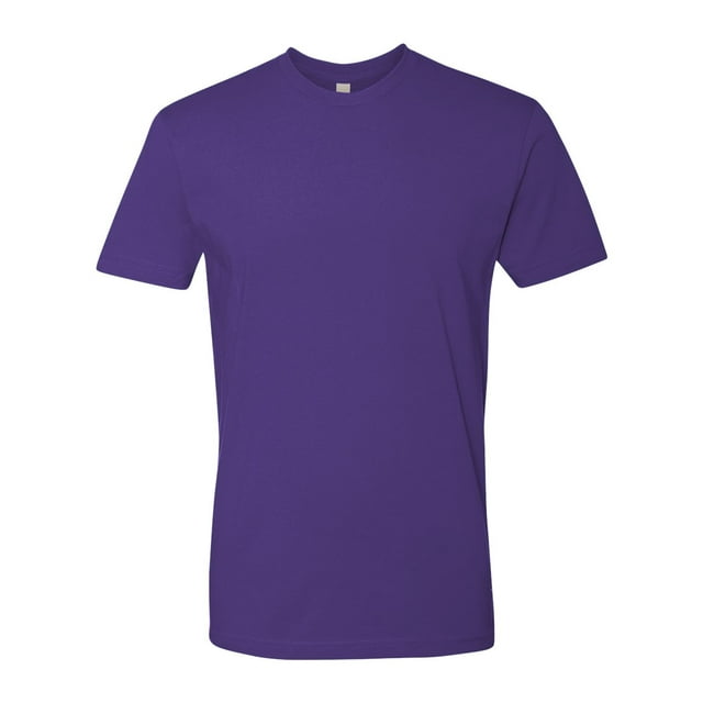 Next Level T-Shirt Ras du Cou à Manches Courtes en Coton, L, Purple Rush