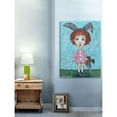 thumbnail image 4 of "Cute Rabbit" Painting Print on Wrapped Canvas, 4 of 5