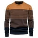 thumbnail image 1 of Suéter con cuello redondo para hombre, suéteres informales suaves para hombre, suéteres clásicos con borde acanalado Fridja hjk1175, 1 of 3