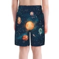 thumbnail image 3 of Cauagu Solar System And Planets Print Swim Trunks for Men,Youth Boys Swim Shorts Compression Liner Beach Shorts Boys' Swimming Shorts 7-20 Years Bathing Suit-Medium, 3 of 7