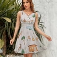 thumbnail image 7 of Cartoon Camper Sleeveless Dress Women Summer Evening Dresses Ladies Sundress, 7 of 7