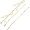 thumbnail image 1 of RENACLIPY Metal Clock Chain 4Pcs For Grandfather Clock Replacement Chain Golden Winding Home Decor, 1 of 8