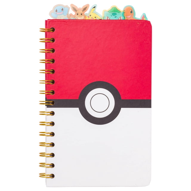 Libreta Silver Buffalo Pokemon Pokeball Starters 8x5
