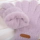 thumbnail image 4 of Guantes de felpa con pantalla táctil, guantes de punto con forro polar cálido para invierno, guantes de cinco dedos de terciopelo de visón para ciclismo al aire libre, 4 of 6