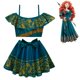 thumbnail image 1 of Disney-traje de baño de princesa Elsa para niñas, traje de baño de dos piezas con diseño de Jasmine y Isabela, Cosplay Fivean unisex, 1 of 2