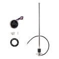 thumbnail image 1 of Kit de unidad de envío de combustible y medidor Unique Bargains Unidad de envío de combustible para barco Envío marino de combustible 18.9" tono metálico plateado negro 1 juego 0-190 Ohm, 1 of 1