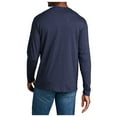 thumbnail image 2 of Mafoose Men's Ultra Soft Long Sleeve Fan Favorite Blend T-Shirt Team Navy Heather Large, 2 of 4