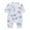 White, variant on Nrmvnmi Baby Side Snap Romper Long Sleeve Cute Whale Print Romper Newborn Cotton Onesie Jumpsuit For 0-9 Months