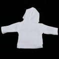 thumbnail image 3 of Camisetas con Ropa de muñecas pulgadas para vestir a muñecas Blanco Zulema Trajes de la sudadera con capucha, 3 of 7