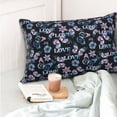 thumbnail image 5 of KLL Love Butterflies Pillow Covers Envelope Closure,Super Soft and Cozy Fuzzy Fleece Pillow Case Cover 20"x30", 5 of 7