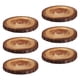 thumbnail image 2 of Mantel Individual apilable de madera maciza, decoración fácil de limpiar, decoración de mesa, cojín de madera, posavasos de café, 6 piezas, 2 of 9