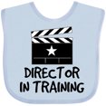 thumbnail image 3 of Inktastic Director in Training Boys or Girls Baby Bib, 3 of 4