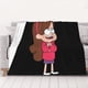 thumbnail image 1 of Manta de franela súper suave Gravity Falls tamaño Queen para cama, manta acogedora, para cama, sofá, sillón, viajes, camping, manta de 60 x 80 pulgadas, 1 of 8