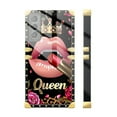 thumbnail image 3 of FKBRCL4U Compatible with Samsung Galaxy S21 Plus Case, Glitter Red Rose Queen Leopard Lipstick Luxury Golden Decoration for Girl Women Soft TPU Shockproof Protective Hard PC Back, 3 of 7