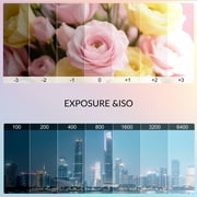 NBD Digital Camera for Photography,4K 64MP Video Camera with 16X Digital Zoom and 32GB SD Card Black