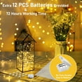 thumbnail image 4 of 30Pcs LED Fairy Lights Battery Operated [3 Modes] Twinkle Lights Mini String Lights Wire Small Christmas Wedding Centerpiece Table Decorations Party, 4 of 7