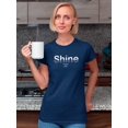 thumbnail image 2 of Shine Be Awesome Star Shaped T-Shirt Women -Image by Shutterstock, Female Small, 2 of 4