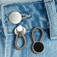 thumbnail image 3 of Elastic Waist Extender Button for Jeans Adjustable No Sew Button Expander 6 Pack for Tools/Office (Multicolor) ,Hulucky, 3 of 8