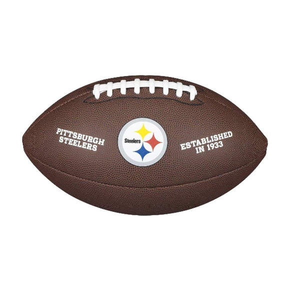 Logotipo compuesto del equipo Football Wilson NFL de los Pittsburgh Steelers