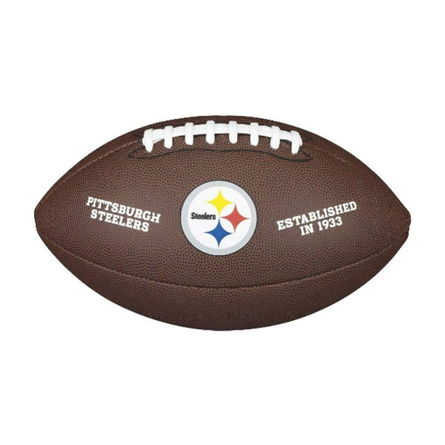 Logotipo compuesto del equipo Football Wilson NFL de los Pittsburgh Steelers