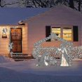 thumbnail image 2 of Lighted Outdoor Nativity Scene, Christmas Holy Family Yard Decoration, Nativity Sets For Christmas Outdoor, Easter Decorations Lighted, 2 of 3