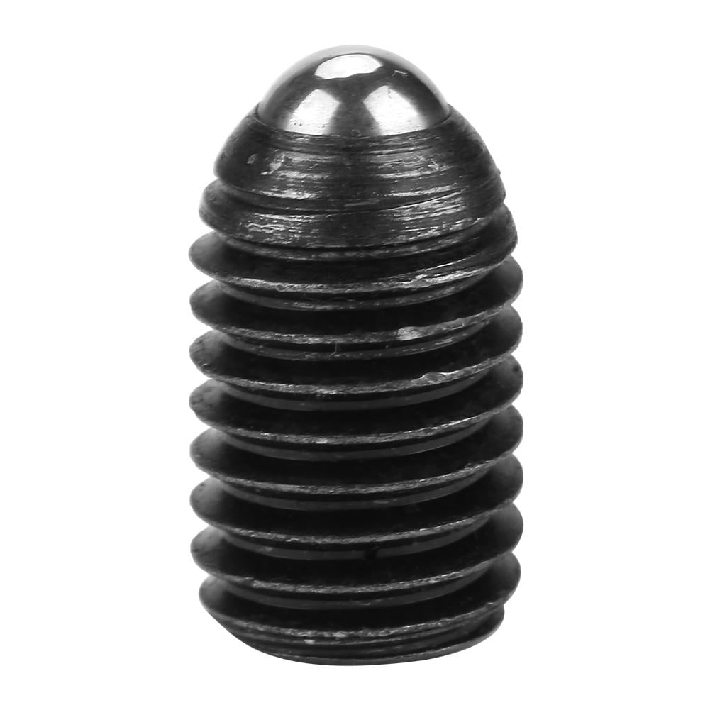 10pcs M10 Screw Thread Hex Socket Carbon Steel Ball Spring Plungers Set Durable 