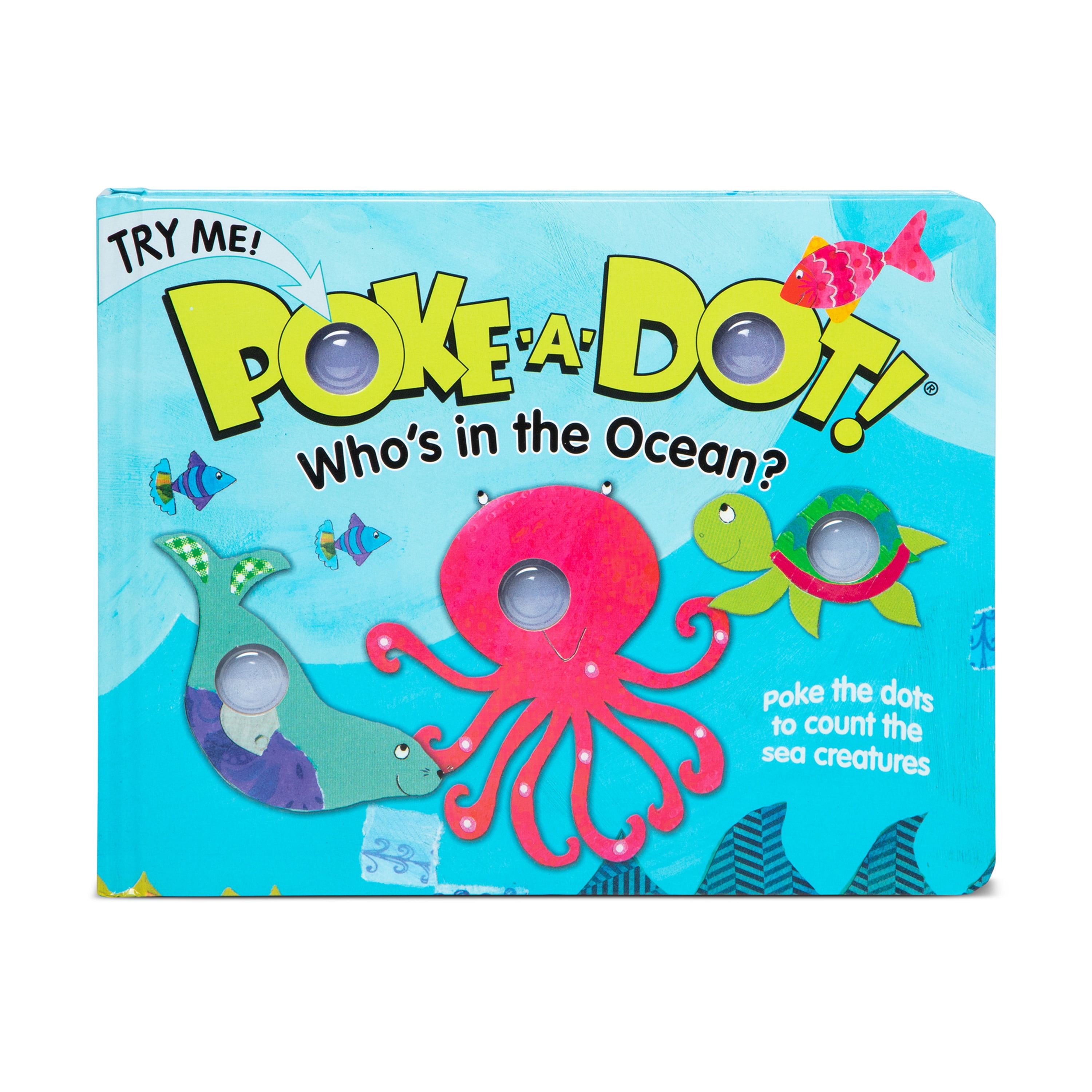 Children Board Book Poke-A-Dot What's Your Favorite Color? Heads & Tails  Toddler