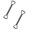 2PCS Grey, variant on Resistance Band Arm Back Shoulder Exercise Elastic Rope Stretch Fitness Band Foot Leg Hand Stretcher Arm Exerciser For Yoga Stretching Physical 20 Pounds