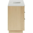thumbnail image 6 of Meridian Furniture Willard 48" Natural Engineered Stone Bathroom Vanity, 6 of 13
