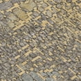 thumbnail image 5 of HomeRoots 596795 5 x 8 ft. Gold & Gray Abstract Washable Indoor & Outdoor Rectangle Area Rug, 5 of 5