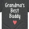 thumbnail image 3 of Instant Message - Grandma Heart Best Buddy - Toddler & Youth Short Sleeve Graphic T-Shirt, 3 of 6