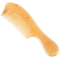 thumbnail image 1 of Breezelike No Static Round Handle Sheep Horn Comb for Detangling, 1 of 6
