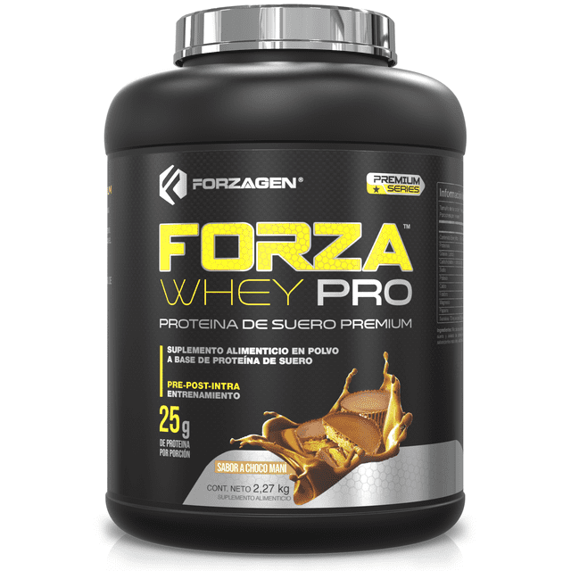Proteina de Suero de Leche Forzawhey Pro Forzagen 5lb Choco mani Forzagen Forzawhey-Pro 5 libras
