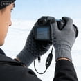 thumbnail image 4 of Gants Chauffants pour Hommes Femmes Rechargeables par USB Réglages de Chaleur Chauffe-Mains pour Moto Ski Golf Randonnée, 4 of 4