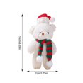 thumbnail image 3 of Bufanda de peluche de oso navideño, muñeco de oso navideño, juguete de peluche, decoración de fiesta, regalos de Navidad y Año Nuevo para niños, 3 of 5