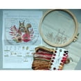 thumbnail image 3 of 2x juego de bordado de ardilla juegos de artesanía de aro de tela para principiantes de punto de cruz Baoblaze Manualidades modernas de punto de cruz, 3 of 3