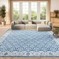 thumbnail image 4 of SAFAVIEH Brentwood Pompeii Geometric Area Rug, Navy/Light Gray, 3' x 5', 4 of 10