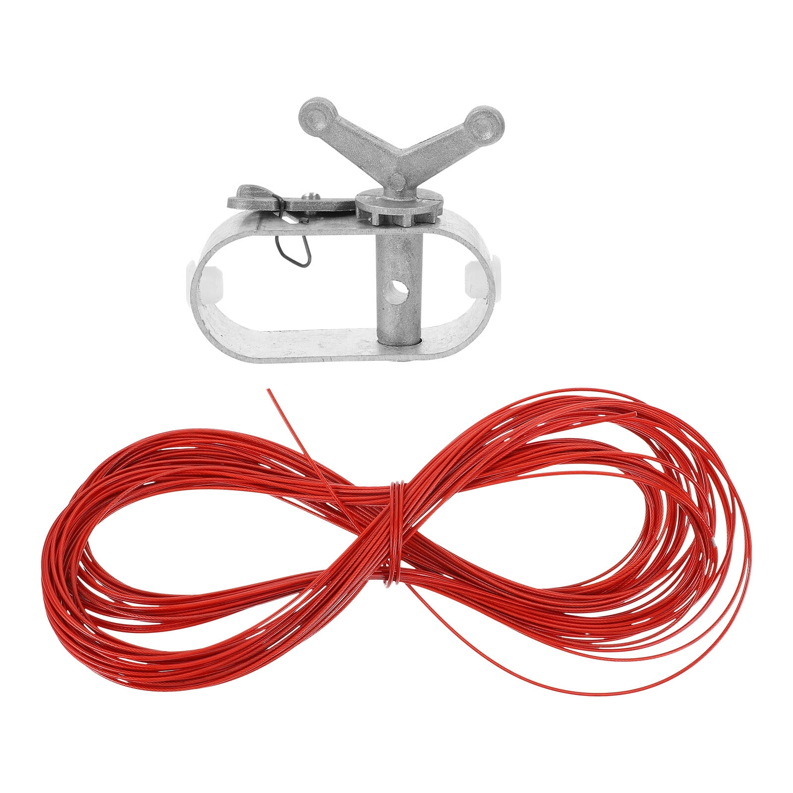 NUOLUX 1 Set of Pool Cover Winch with Cable Heavy Duty Winch Ratchet