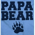 thumbnail image 2 of Papa Bear Dad Father's Day Pawprint Tank Top Sleeveless Tee Men Brisco Brands X, 2 of 6