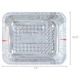 thumbnail image 6 of Mainstays Aluminum Half Steam Table Pans, 12.75" x 10.38", Disposable Catering Pans, 4 Count, 6 of 6
