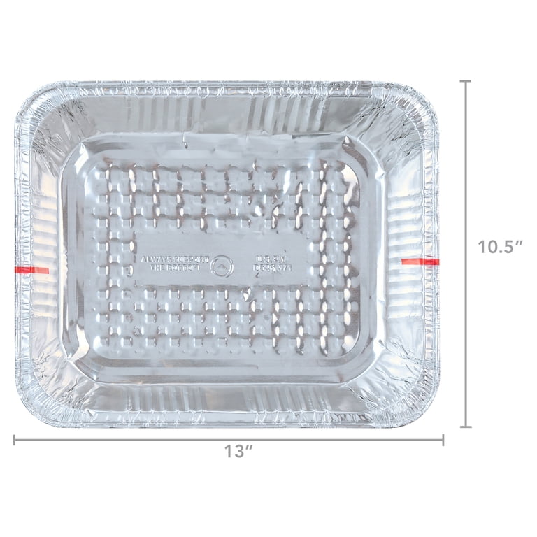 Mainstays Aluminum Half Steam Table Pans 11.8" x 9.4" (4-Pack) photo 7