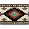 thumbnail image 2 of Boho Area Rug 5'x8', Southwestern Native Geometric Boho Brown Washable Area Rugs Non Shedding Floor Carpet Rubber Backing Non-Slip Indoor Mats for Living Room Bedroom Kitchen, 2 of 8