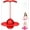 Red, variant on Balance Jumping Ball - Pogo Stick With Handle, Crazy Jumper Jump Ball Safe Hopper Ball for Indoor & Outdoor Play, Perfect for Balance, Coordination, and Fitness
